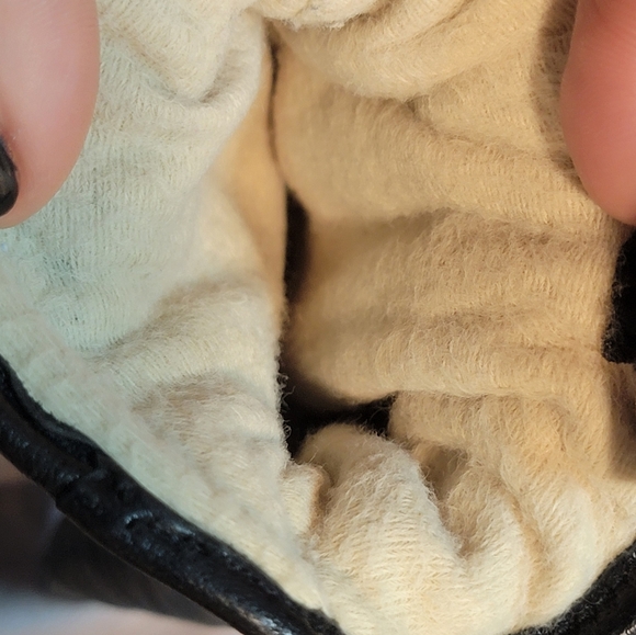 Vintage Eddie Bauer Womens Black Leather Gloves - Picture 8 of 13